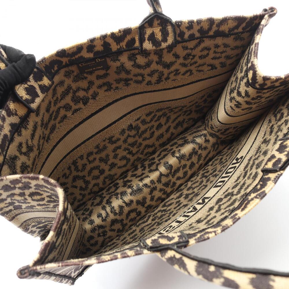 Dior BOOK TOTE Canvas Bag Beige Tan Black Multicolor - Picture 3 of 5